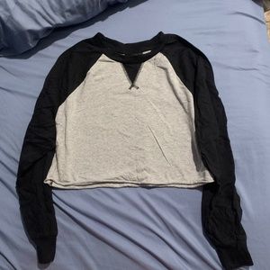 Long sleeve Crop-Top